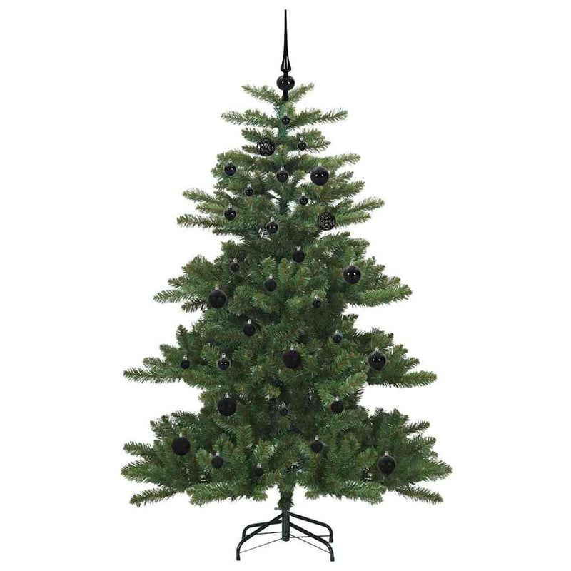 vidaXL Műanyag Hajtogatós Karácsonyfa 150 LED-del 150 cm PVC