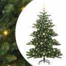vidaXL Műanyag Hajtogatós Karácsonyfa Zöld 150 cm PVC és Acél