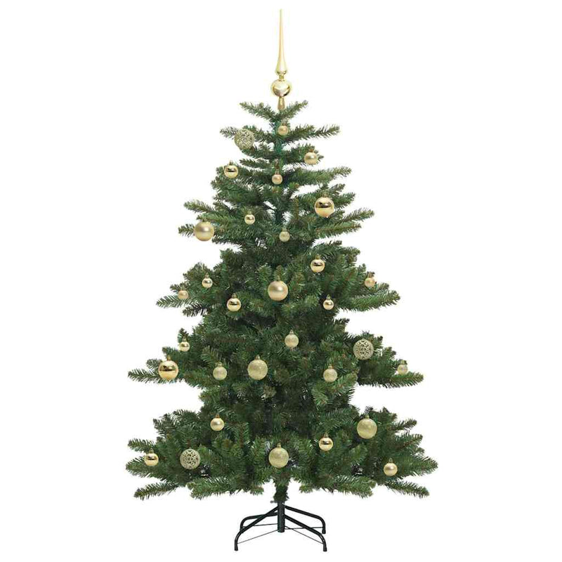vidaXL Műanyag Hajtogatós Karácsonyfa 150 LED-del 150 cm PVC