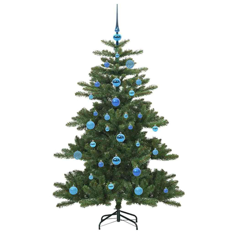 vidaXL Műanyag Hajtogatós Karácsonyfa 150 LED-del 150 cm PVC