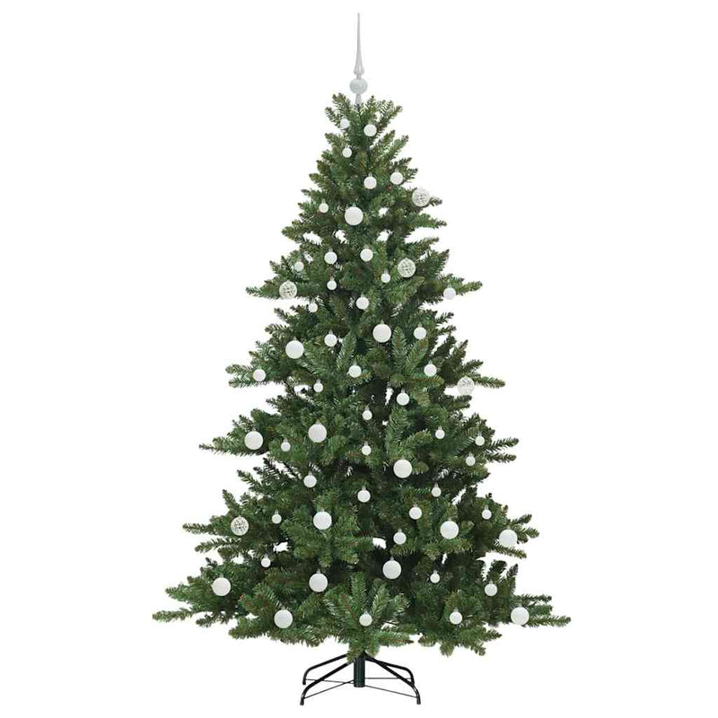 vidaXL Műanyag Hajtogatós Karácsonyfa 300 LED-del 180 cm PVC
