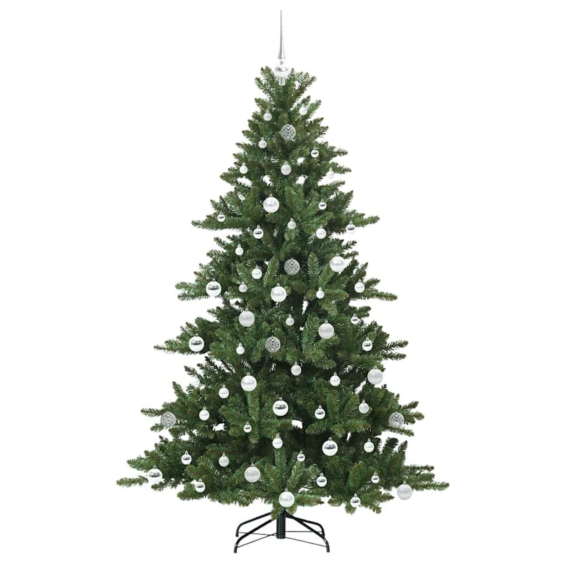 vidaXL Műanyag Hajtogatós Karácsonyfa 300 LED-del 180 cm PVC