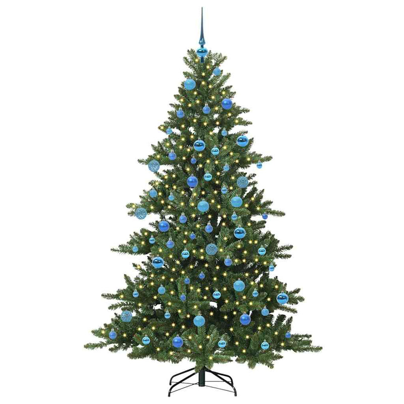 vidaXL Műanyag Hajtogatós Karácsonyfa 300 LED-del 180 cm PVC