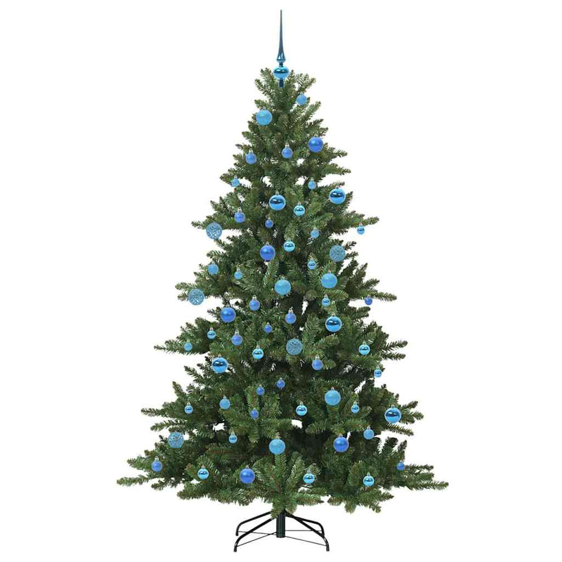 vidaXL Műanyag Hajtogatós Karácsonyfa 300 LED-del 180 cm PVC