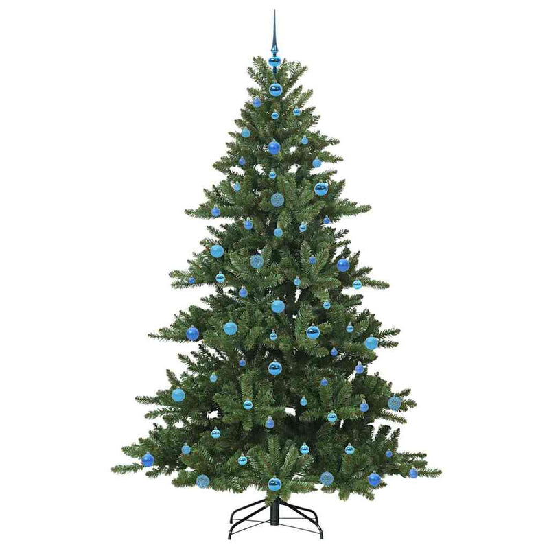 vidaXL Műanyag Hajtogatós Karácsonyfa 300 LED-del 210 cm PVC