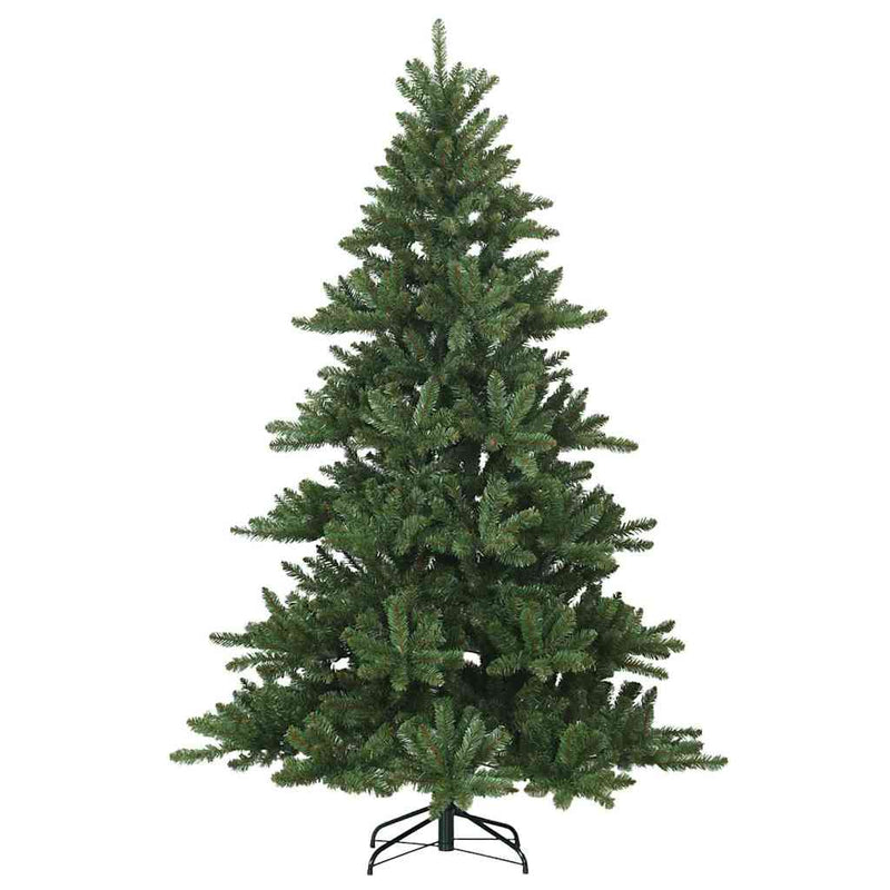 vidaXL Műanyag Hajtogatós Karácsonyfa 300 LED-del 210 cm PVC