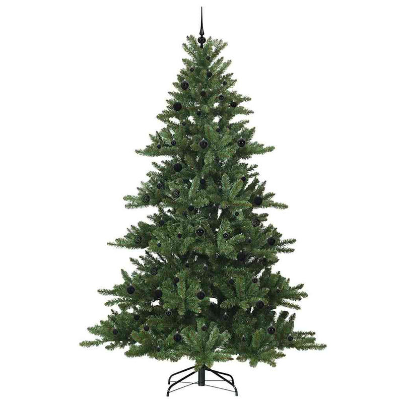 vidaXL Műanyag Hajtogatós Karácsonyfa 300 LED-del 240 cm PVC