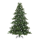 vidaXL Műanyag Hajtogatós Karácsonyfa 300 LED-del 240 cm PVC