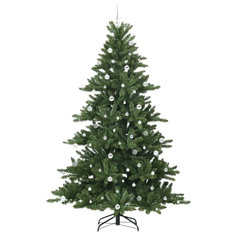 vidaXL Műanyag Hajtogatós Karácsonyfa 300 LED-del 240 cm PVC