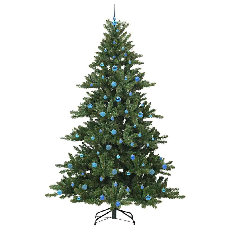 vidaXL Műanyag Hajtogatós Karácsonyfa 300 LED-del 240 cm PVC