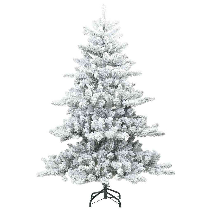 vidaXL Műanyag Hajtogatós Karácsonyfa 150 LED-del 150 cm PVC