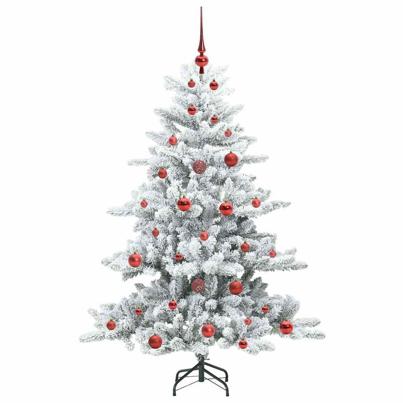 vidaXL Műanyag Hajtogatós Karácsonyfa 150 LED-del 150 cm PVC