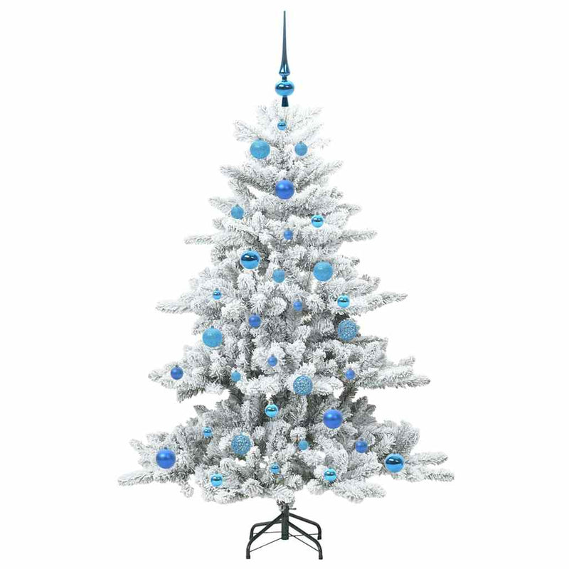 vidaXL Műanyag Hajtogatós Karácsonyfa 150 LED-del 150 cm PVC