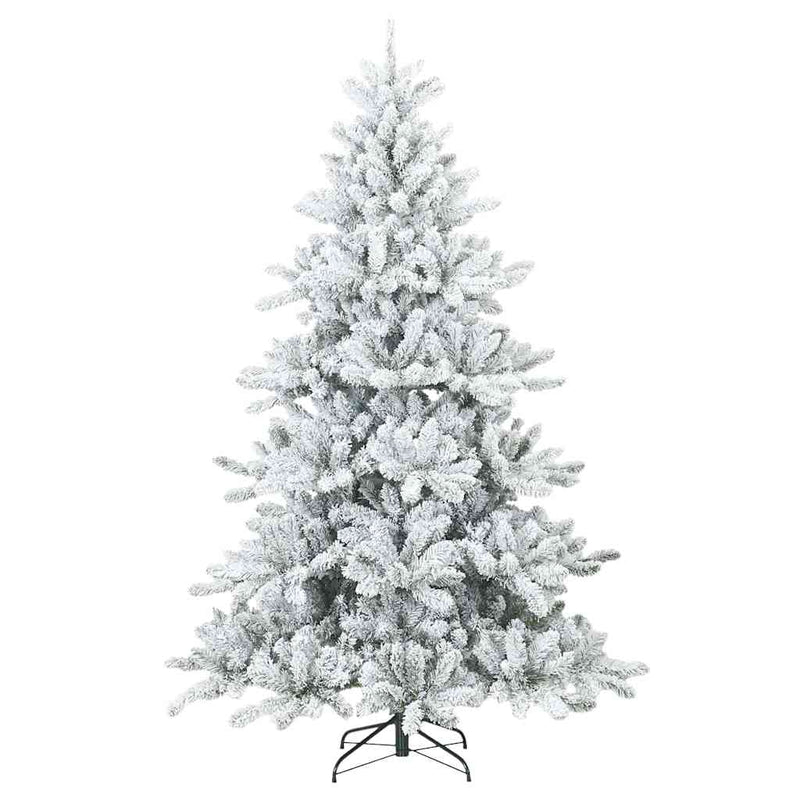 vidaXL Műanyag Hajtogatós Karácsonyfa 300 LED-del 180 cm PVC