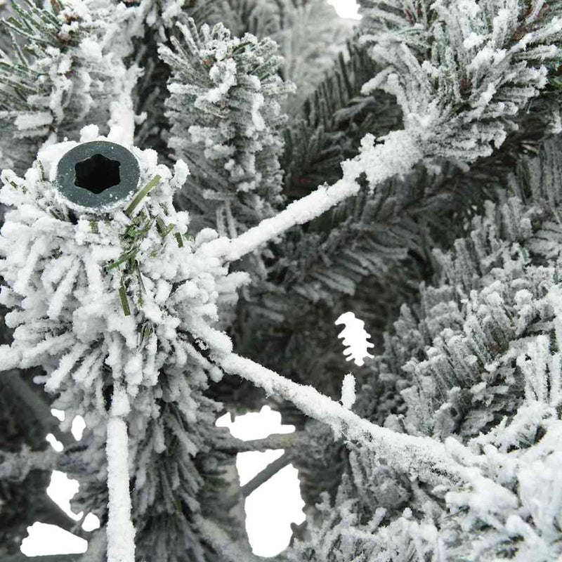 vidaXL Műanyag Hajtogatós Karácsonyfa 300 LED-del 240 cm PVC