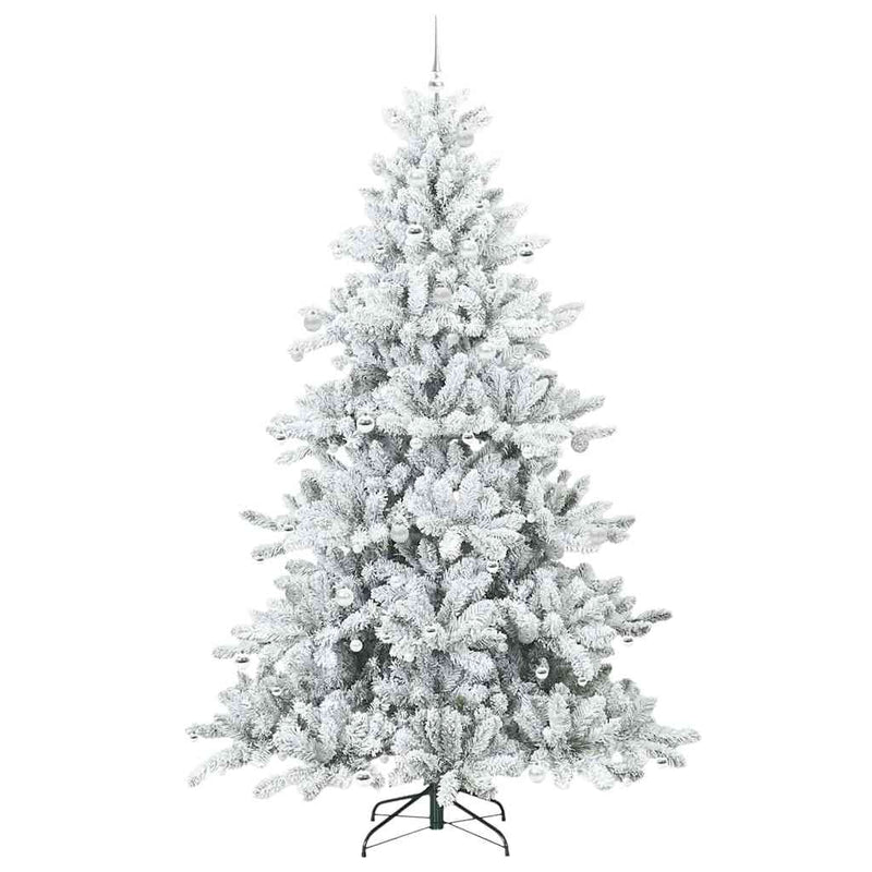 vidaXL Műanyag Hajtogatós Karácsonyfa 300 LED-del 240 cm PVC