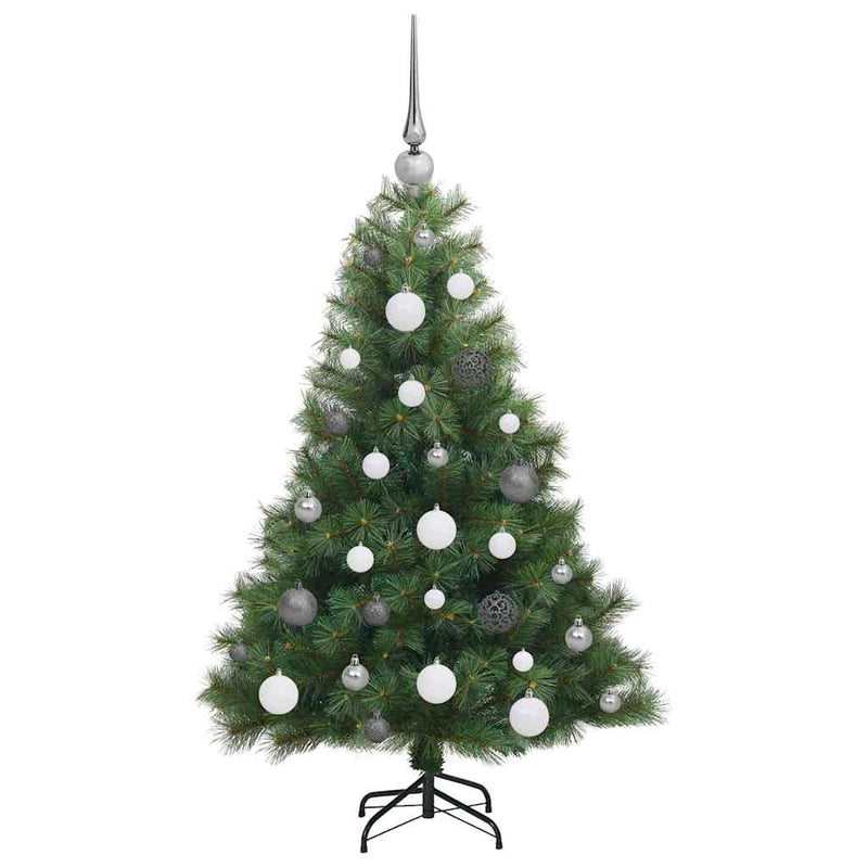 vidaXL Mű karácsonyfa 150 LED-del állvánnyal Zöld 120 cm PE és PVC