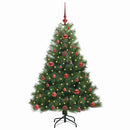 vidaXL Mű karácsonyfa 150 LED-del állvánnyal Zöld 120 cm PE és PVC