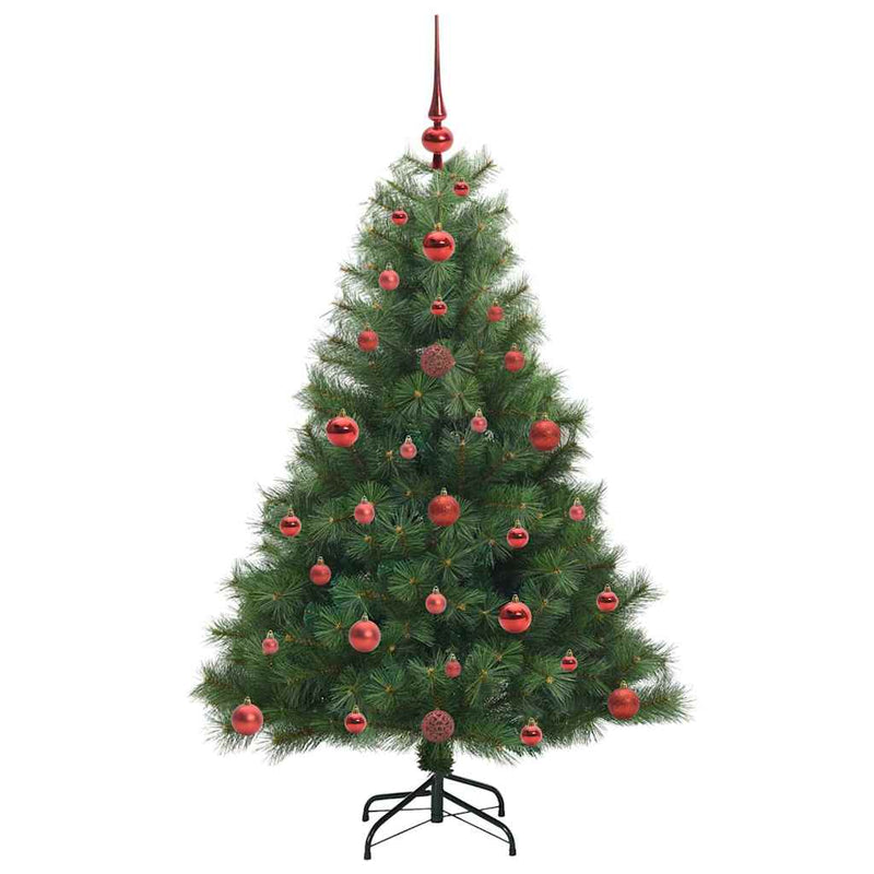 vidaXL Mű karácsonyfa 150 LED-del állvánnyal Zöld 120 cm PE és PVC