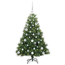 vidaXL Mű karácsonyfa 150 LED-del állvánnyal Zöld 120 cm PE és PVC