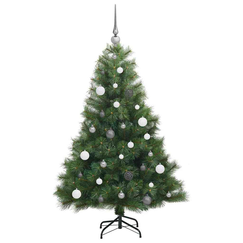 vidaXL Mű karácsonyfa 150 LED-del állvánnyal Zöld 150 cm PE és PVC