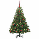 vidaXL Mű karácsonyfa 150 LED-del állvánnyal Zöld 150 cm PE és PVC