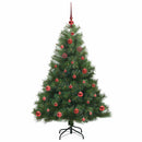 vidaXL Mű karácsonyfa 150 LED-del állvánnyal Zöld 150 cm PE és PVC