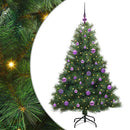 vidaXL Mű karácsonyfa 150 LED-del állvánnyal Zöld 150 cm PE és PVC