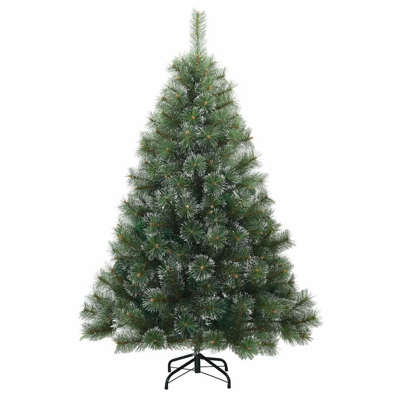 vidaXL Mű karácsonyfa 150 LED-del állvánnyal Zöld 120 cm PE és PVC