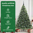 vidaXL Mű karácsonyfa 300 LED-del állvánnyal Zöld 180 cm PE és PVC