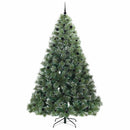 vidaXL Mű karácsonyfa 300 LED-del állvánnyal Zöld 240 cm PE és PVC