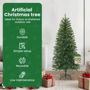 vidaXL Mű karácsonyfa állvánnyal Zöld 120 cm PVC, PE és acél