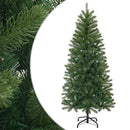 vidaXL Mű karácsonyfa állvánnyal Zöld 120 cm PVC, PE és acél