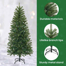 vidaXL Mű karácsonyfa állvánnyal Zöld 150 cm PVC, PE és acél