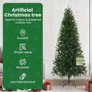 vidaXL Mű karácsonyfa állvánnyal Zöld 240 cm PVC, PE és acél