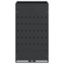 vidaXL Kukás Tároló Virágzó Tetővel Egyszemélyes 240L Kukához Antracit