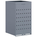 vidaXL Kukás Tároló Virágzó Tetővel Egyszemélyes 240L Kukához