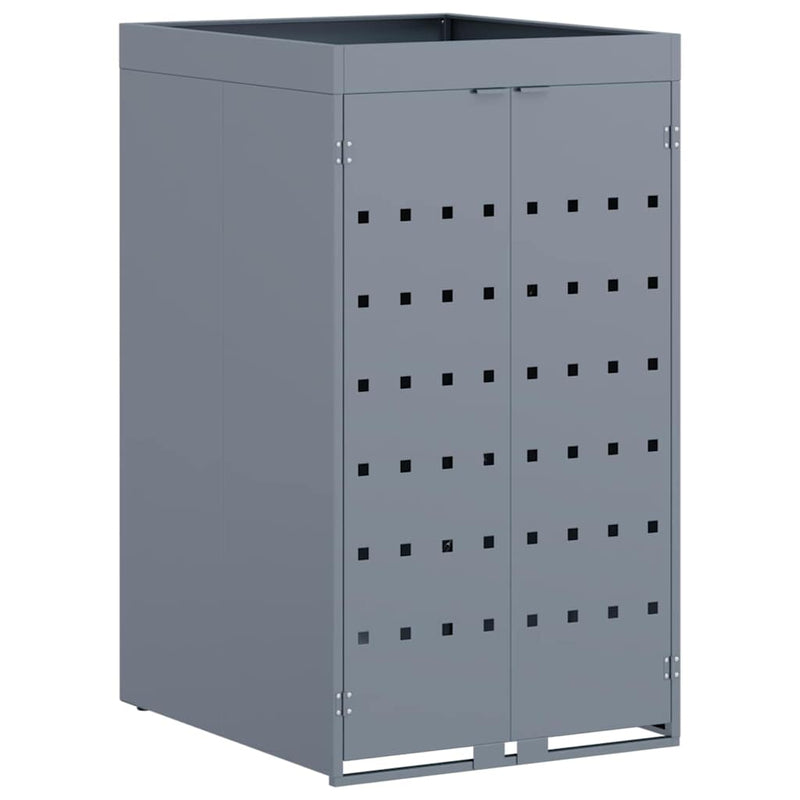 vidaXL Kukás Tároló Virágzó Tetővel Egyszemélyes 240L Kukához