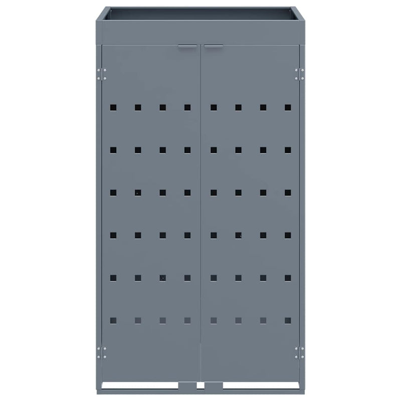 vidaXL Kukás Tároló Virágzó Tetővel Egyszemélyes 240L Kukához