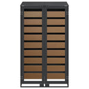 vidaXL Hulladékgyűjtő tároló gázliftinges fedéllel 240L-es kukához