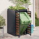 vidaXL Hulladékgyűjtő tároló virágcserép tetővel 240L-es kukához