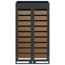 vidaXL Hulladékgyűjtő tároló virágcserép tetővel 240L-es kukához