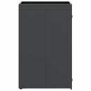 vidaXL Hulladékgyűjtő tároló virágcserép tetővel 240L-es kukához