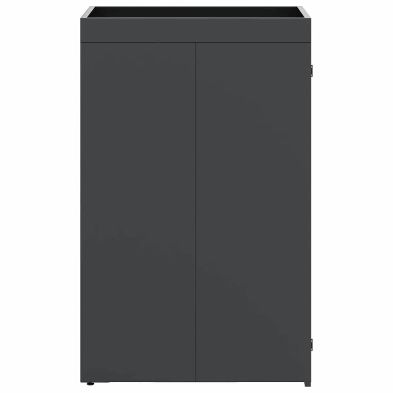 vidaXL Hulladékgyűjtő tároló virágcserép tetővel 240L-es kukához