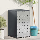 vidaXL Hulladékgyűjtő tároló gázliftinges fedéllel 240L-es kukához