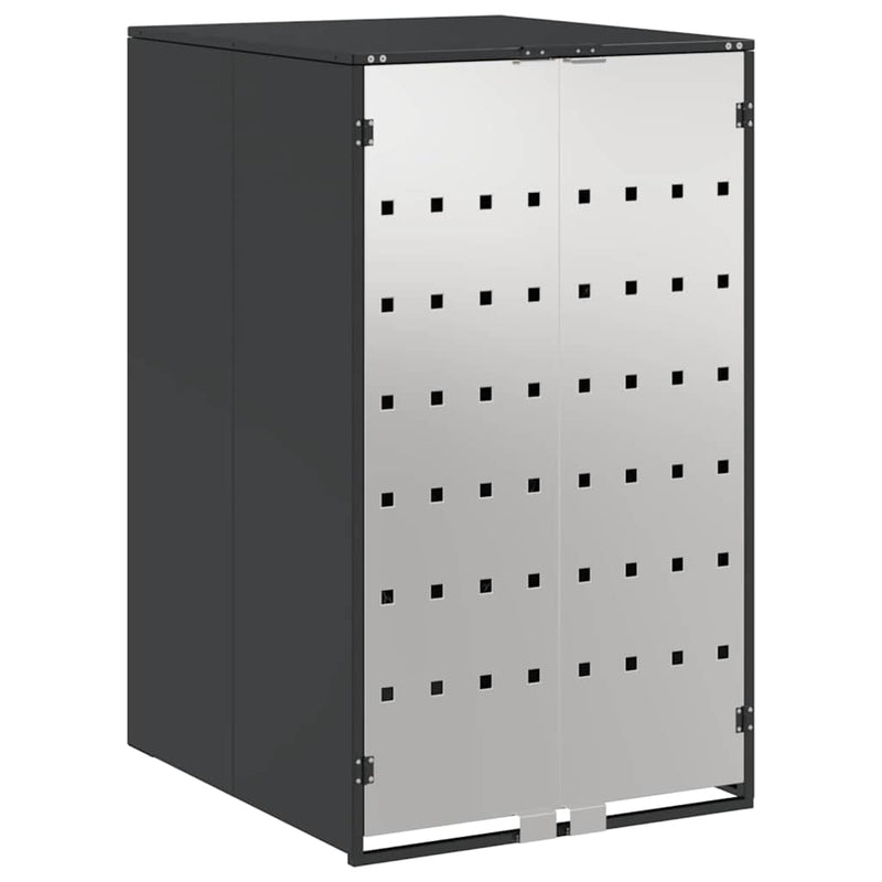 vidaXL Hulladékgyűjtő tároló gázliftinges fedéllel 240L-es kukához