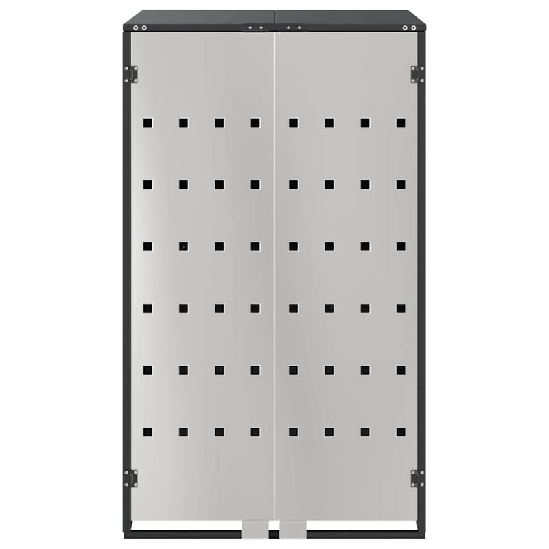 vidaXL Hulladékgyűjtő tároló gázliftinges fedéllel 240L-es kukához