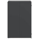 vidaXL Hulladékgyűjtő tároló gázliftinges fedéllel 240L-es kukához