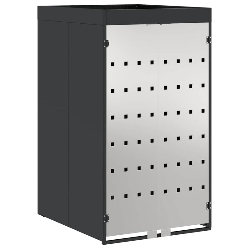 vidaXL Hulladékgyűjtő tároló virágcserép tetővel 240L-es kukához