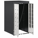 vidaXL Hulladékgyűjtő tároló virágcserép tetővel 240L-es kukához